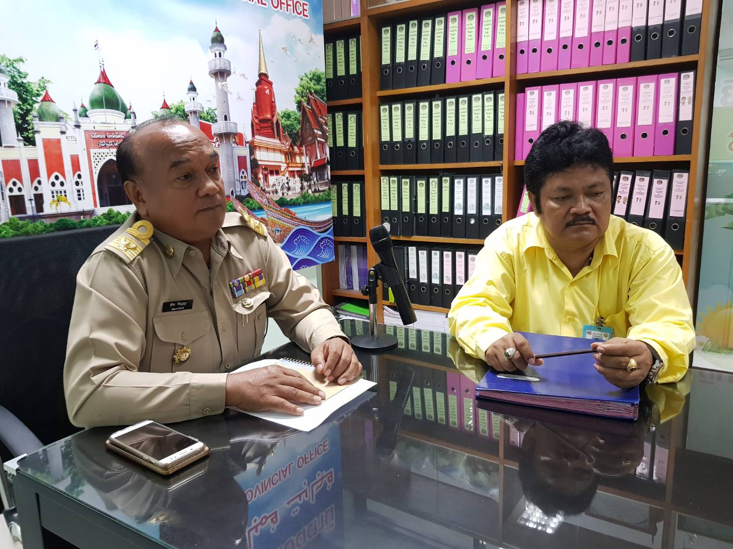 พัฒนาการจังหวัดปัตตานี มอบนโยบายและให้โอวาทแก่นักวิชาการพัฒนาชุมชน ในโอกาสมารายงานตัวปฏิบัติราชการในพื้นที่จังหวัดปัตตานี