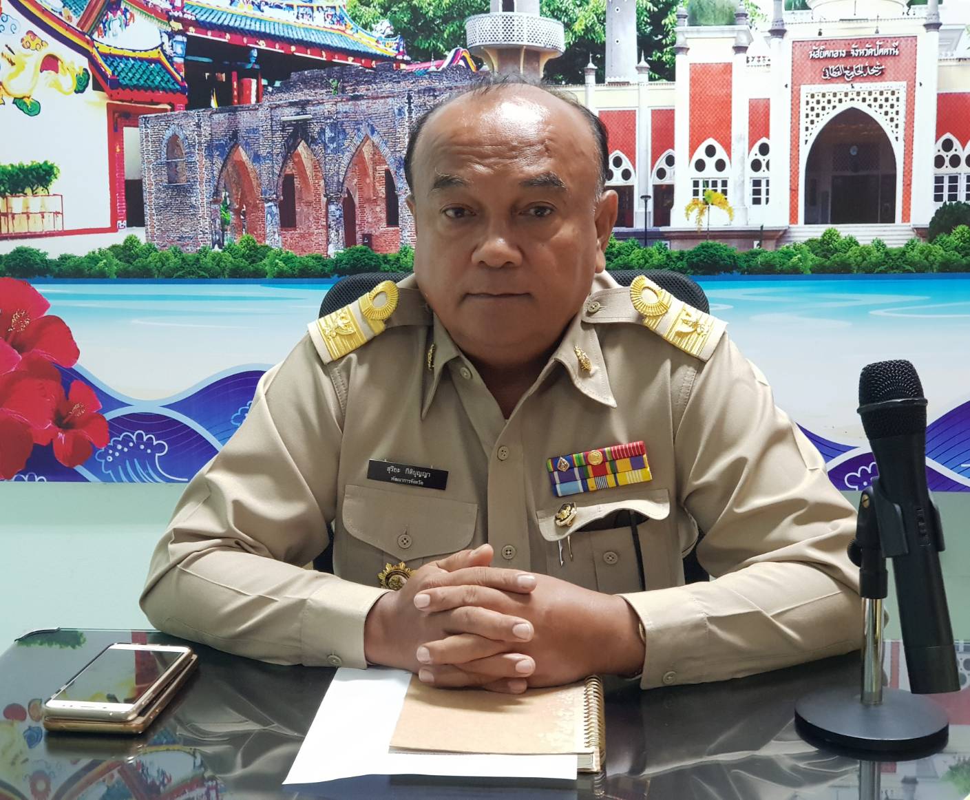 พัฒนาการจังหวัดปัตตานี มอบนโยบายและให้โอวาทแก่นักวิชาการพัฒนาชุมชน ในโอกาสมารายงานตัวปฏิบัติราชการในพื้นที่จังหวัดปัตตานี