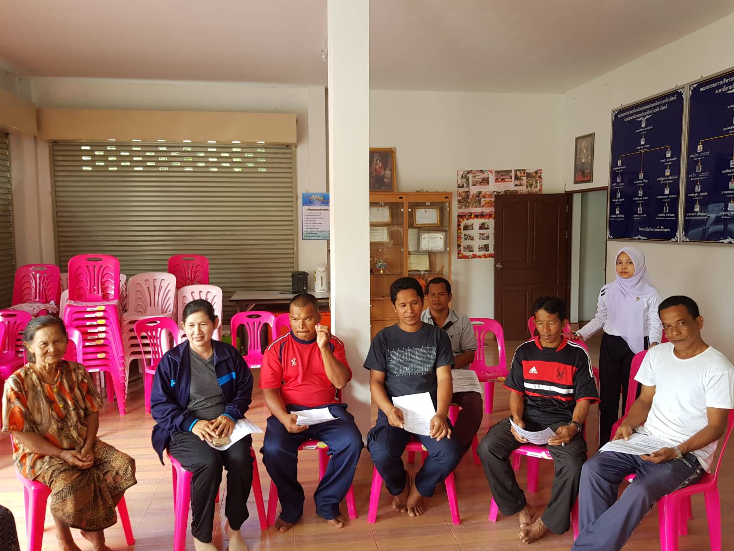 พช.ปัตตานี ลงพื้นที่ติดตามเตรียมความพร้อมโครงการประกวดหมู่บ้านสารสนเทศดีเด่นเพื่อพัฒนาเศรษฐกิจชุมชนและคุณภาพชีวิต ระดับจังหวัด