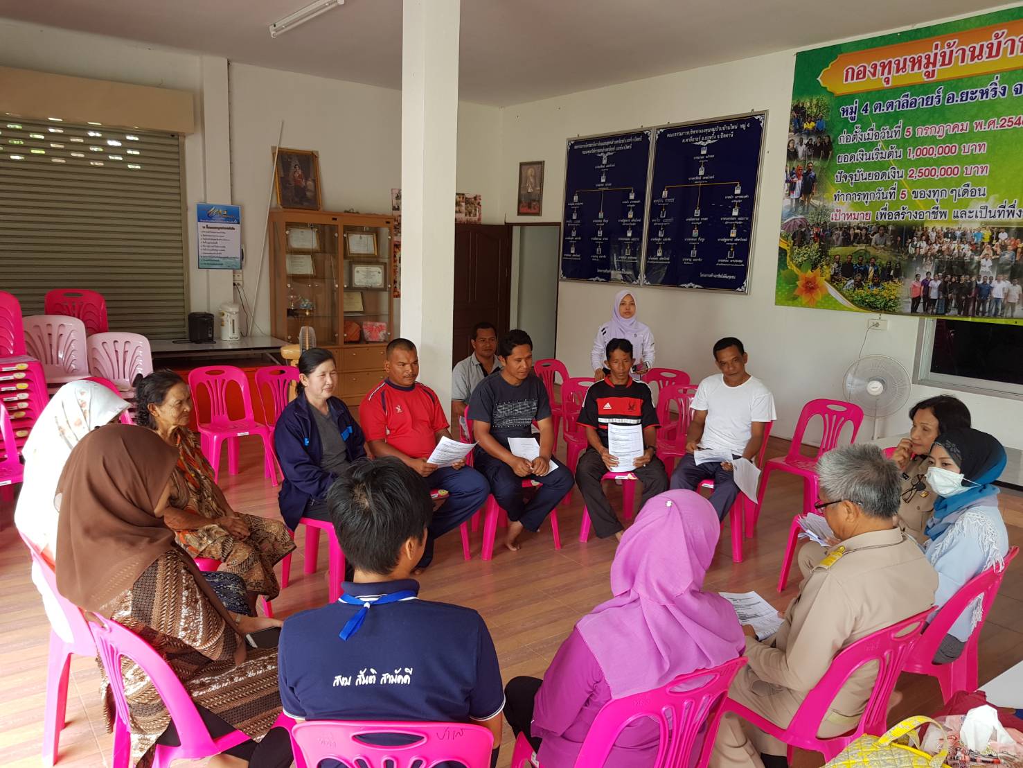 พช.ปัตตานี ลงพื้นที่ติดตามเตรียมความพร้อมโครงการประกวดหมู่บ้านสารสนเทศดีเด่นเพื่อพัฒนาเศรษฐกิจชุมชนและคุณภาพชีวิต ระดับจังหวัด