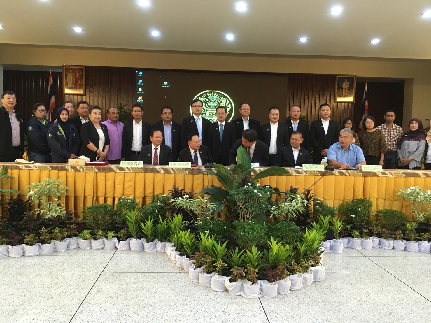 พช.ปัตตานี ร่วมต้อนรับและประชุมคณะผู้บริหารระดับสูงมณฑลยูนนาน สาธารณรัฐประชาชนจีน