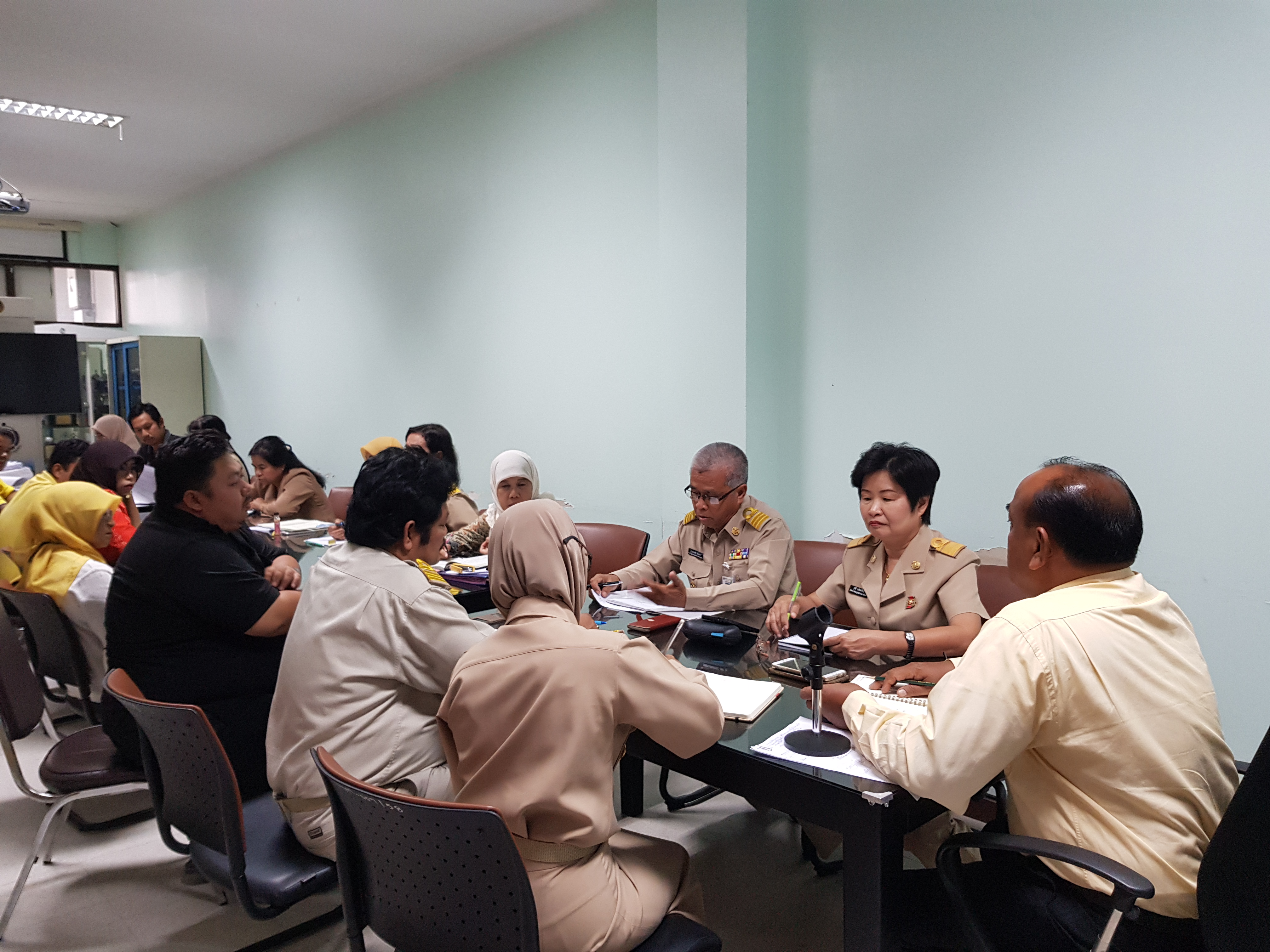 พช.ปัตตานี ประชุมสรุปงานและวางแผนการดำเนินงานพัฒนาชุมชนฯ