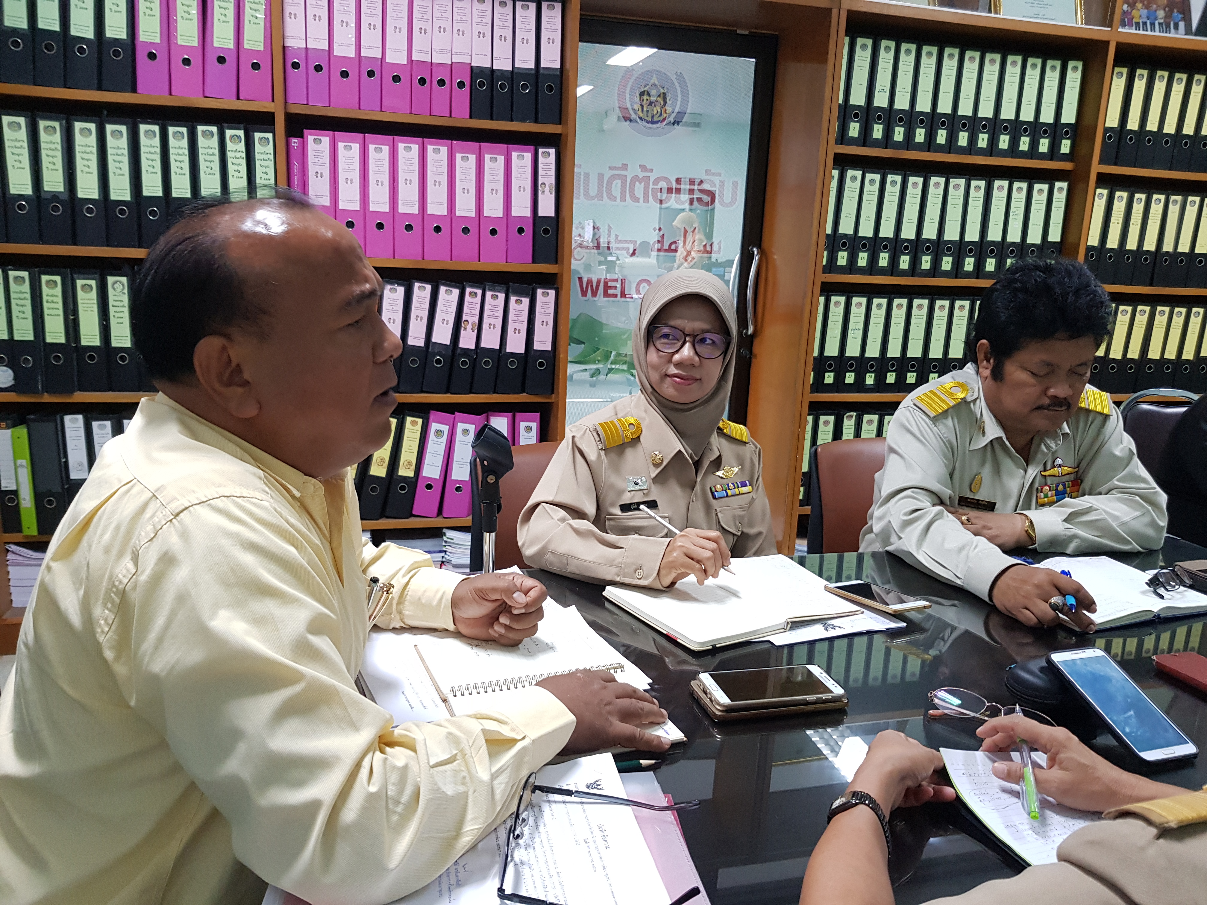 พช.ปัตตานี ประชุมสรุปงานและวางแผนการดำเนินงานพัฒนาชุมชนฯ