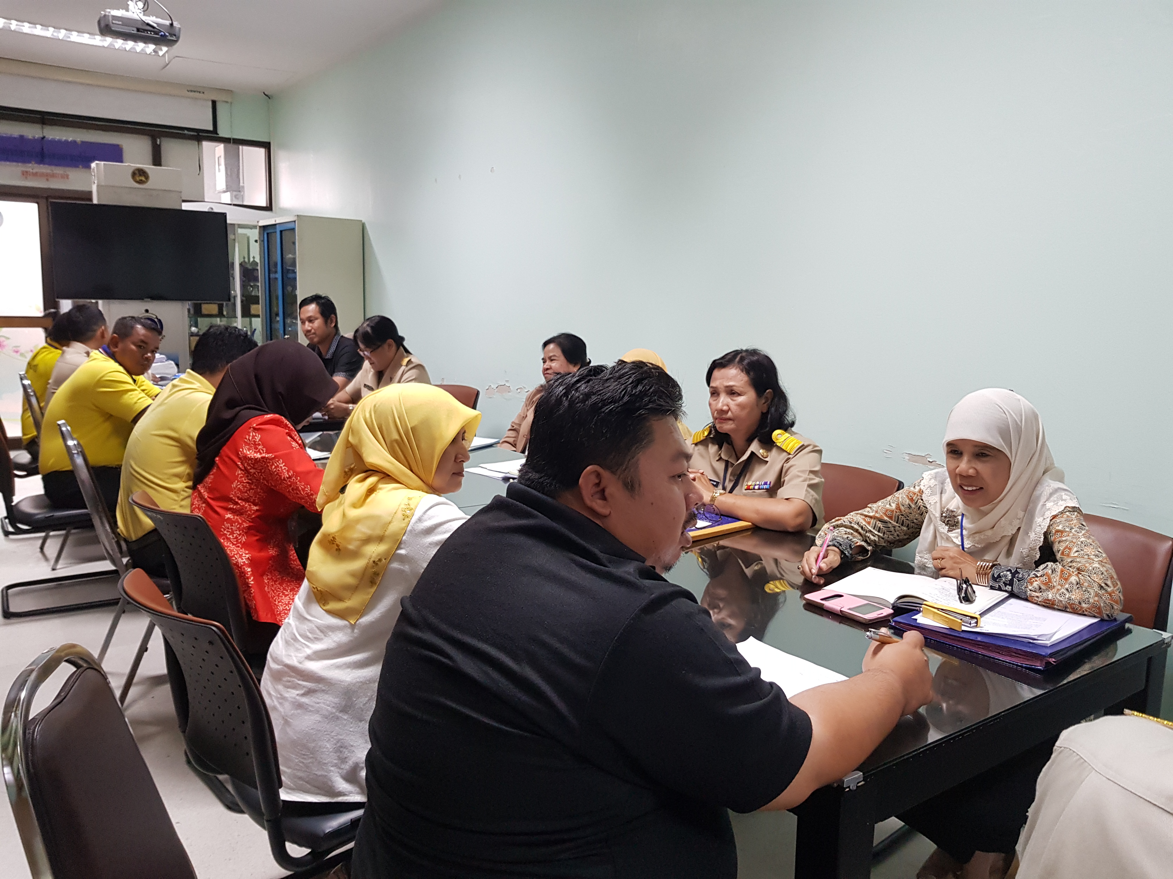 พช.ปัตตานี ประชุมสรุปงานและวางแผนการดำเนินงานพัฒนาชุมชนฯ