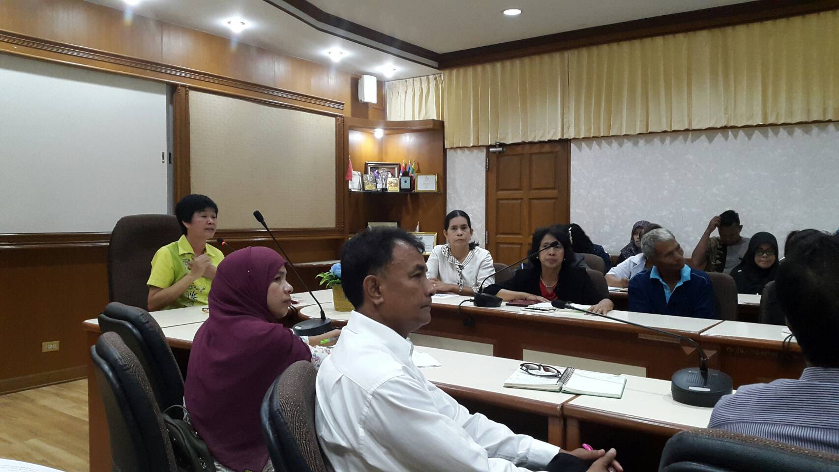 สำนักงานพัฒนาชุมชนจังหวัดปัตตานี เข้าร่วมประชุมโครงการโรงพยาบาลอาหารปลอดภัย