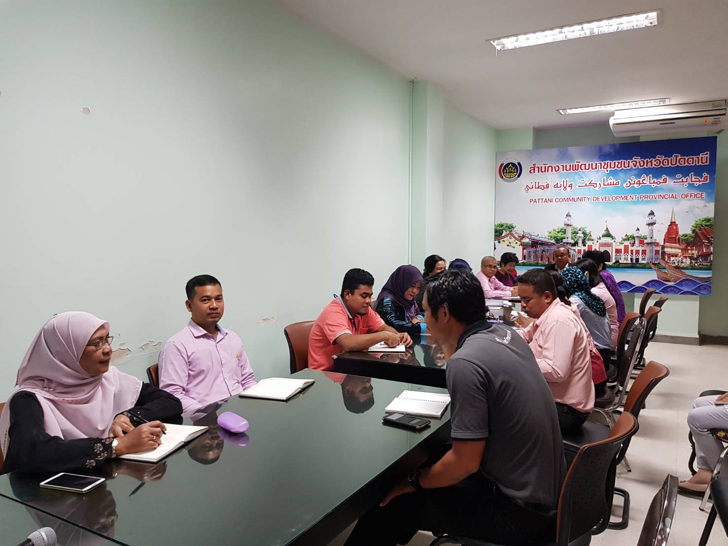 พช.ปัตตานี เข้าร่วมรับฟังการประชุมกรมการพัฒนาชุมชน ครั้งที่ 5/2561 ผ่านระบบคอนเฟอร์เร้นซ์ (Video Conference)