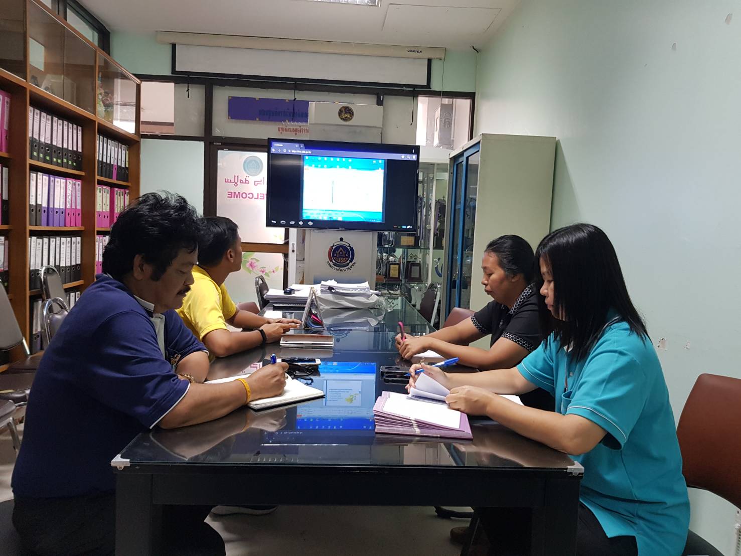 พช.ปัตตานี ร่วมรับฟังการประชุมกิจกรรมโครงการ ของ สอ.พช. ผ่านระบบคอนเฟอร์เร้นซ์ (Video Conference)