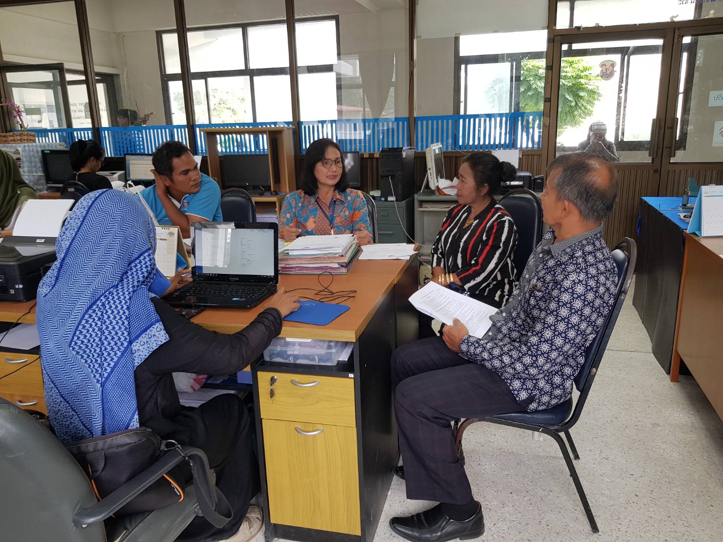 พช.ปัตตานี ลงพื้นที่ อ.ปะนาเระ ติดตามและเตรียมความพร้อมโครงการการจัดทำสารสนเทศตำบลต้นแบบฯ ประจำปี 2561