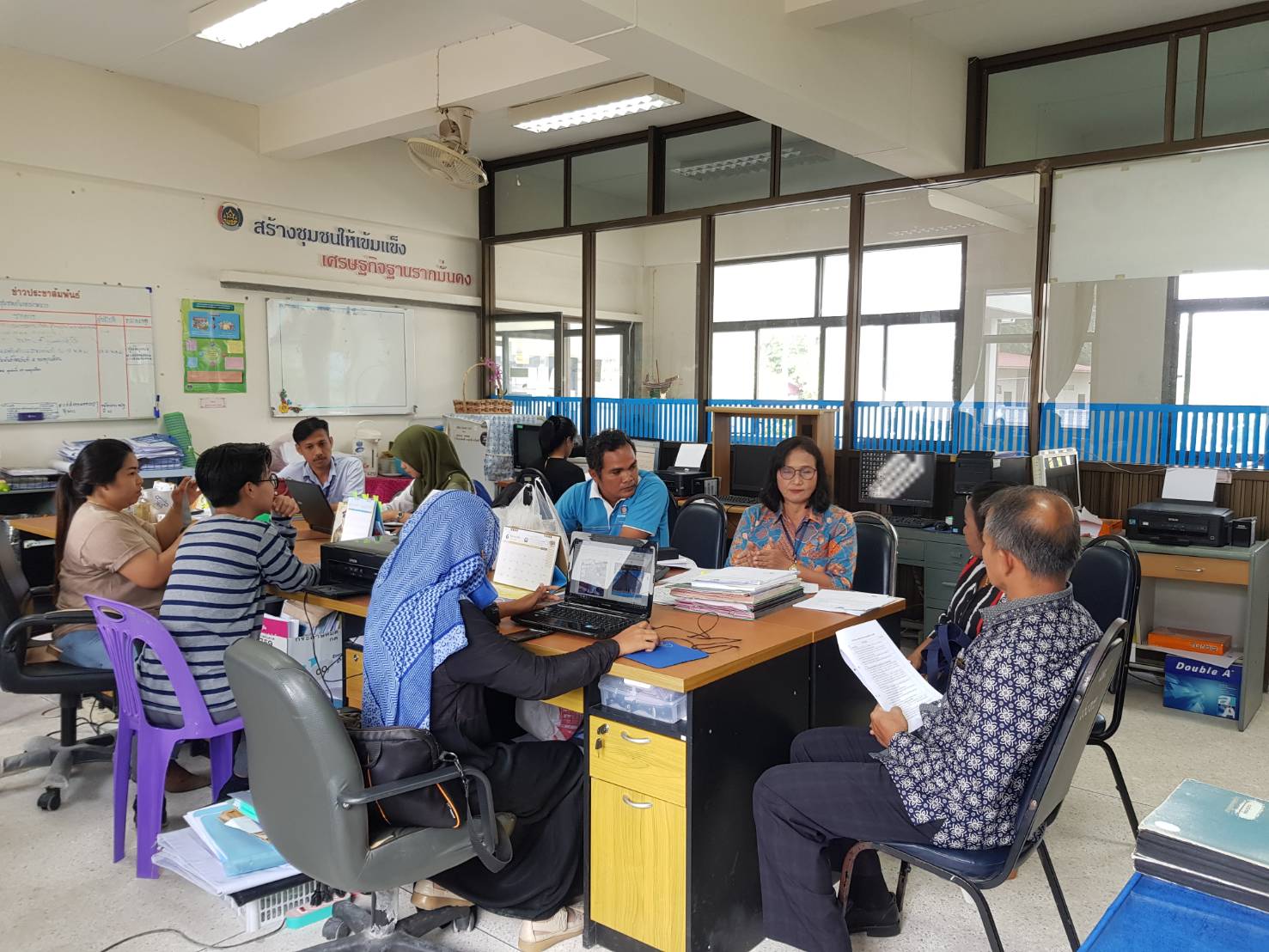 พช.ปัตตานี ลงพื้นที่ อ.ปะนาเระ ติดตามและเตรียมความพร้อมโครงการการจัดทำสารสนเทศตำบลต้นแบบฯ ประจำปี 2561