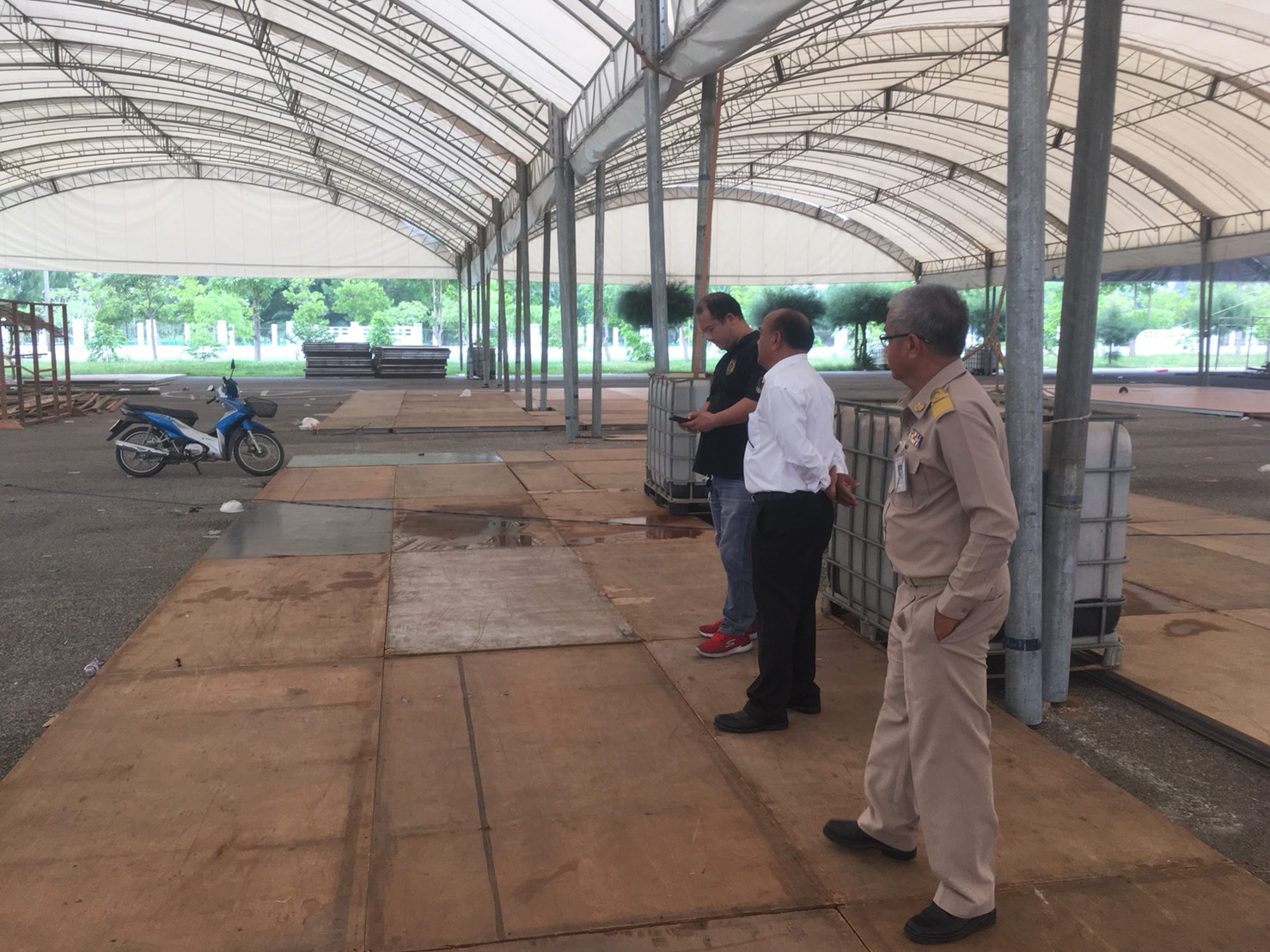 พช.ปัตตานี ลงพื้นที่ตรวจสถานที่การจัดงานแสดงสินค้า วัฒนธรรม ของดีเมืองปัตตานีและงานกาชาดจังหวัดปัตตานี ประจำปี 2561