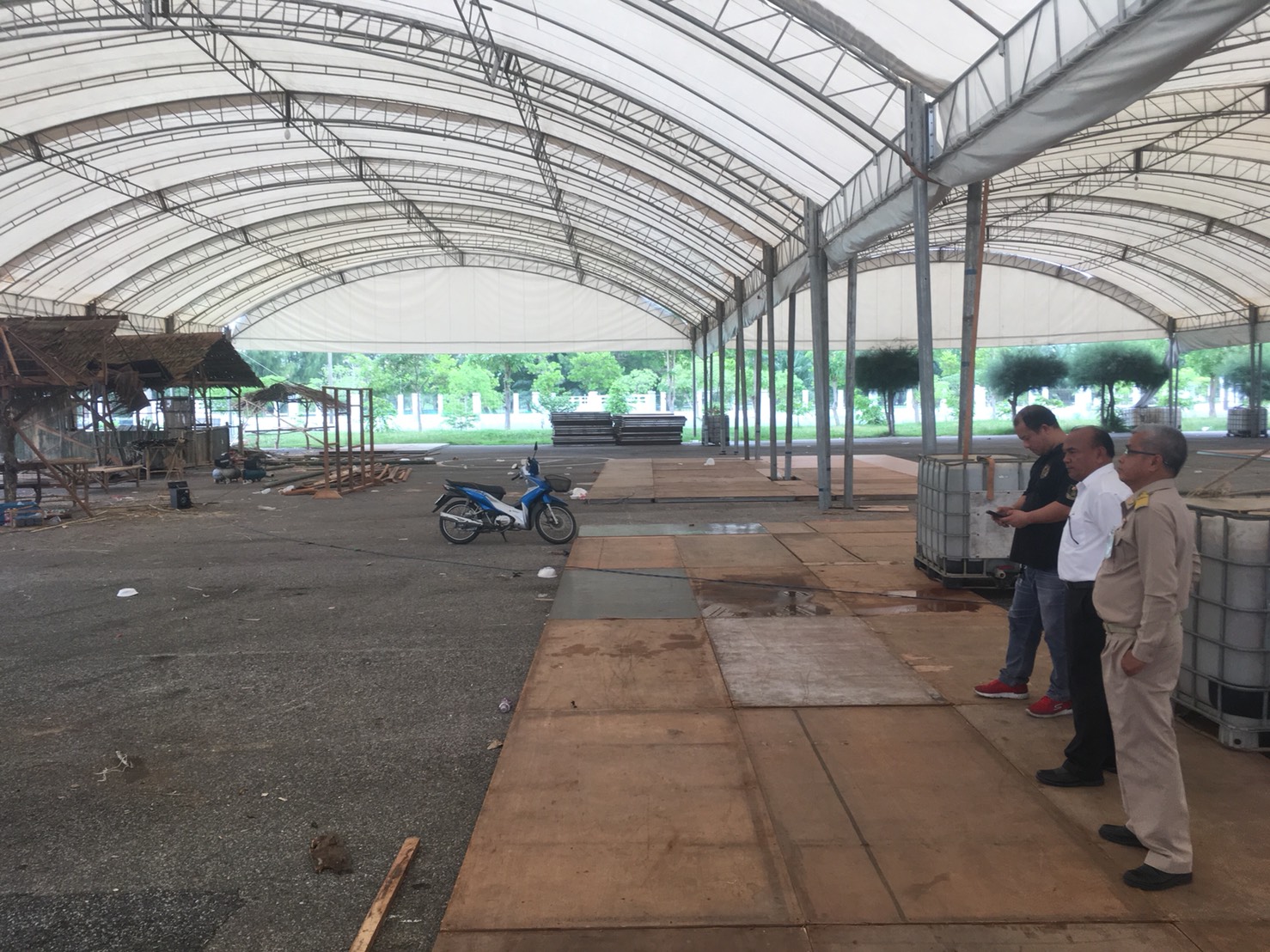 พช.ปัตตานี ลงพื้นที่ตรวจสถานที่การจัดงานแสดงสินค้า วัฒนธรรม ของดีเมืองปัตตานีและงานกาชาดจังหวัดปัตตานี ประจำปี 2561