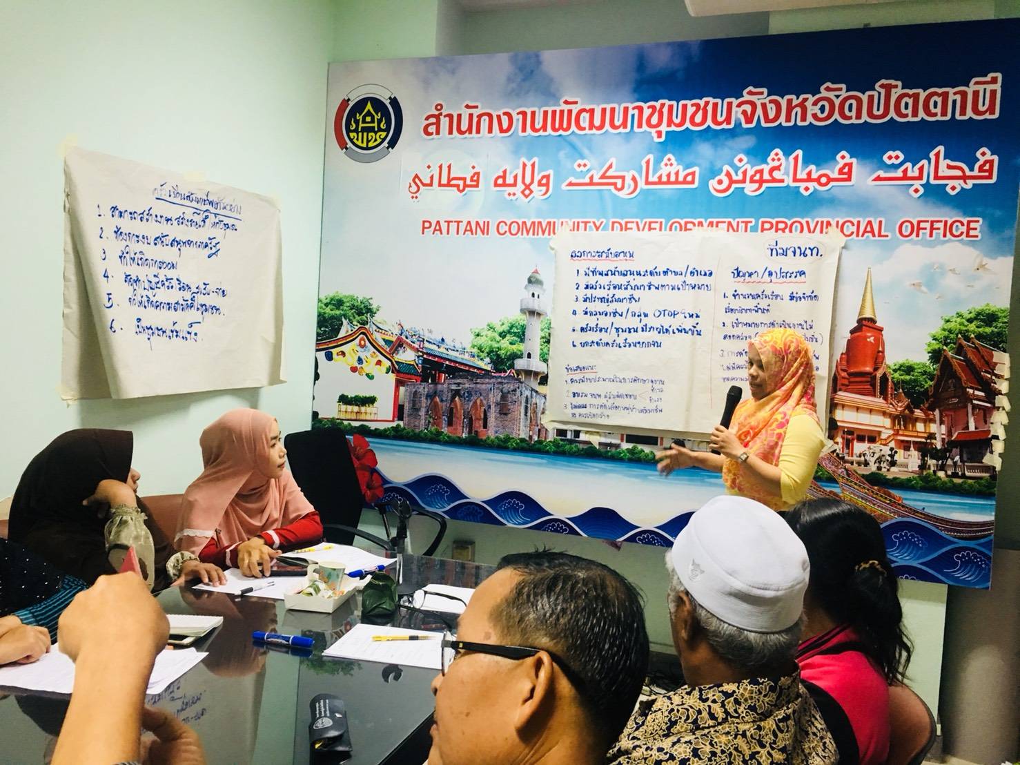 พช.ปัตตานี ประชุมกิจกรรมติดตามและสรุปบทเรียนทีมสนับสนุนขับเคลื่อนสัมมาชีพชุมชนน้อมนำหลักปรัชญาของเศรษฐกิจพอเพียงไปสู่การปฏิบัติระดับจังหวัด