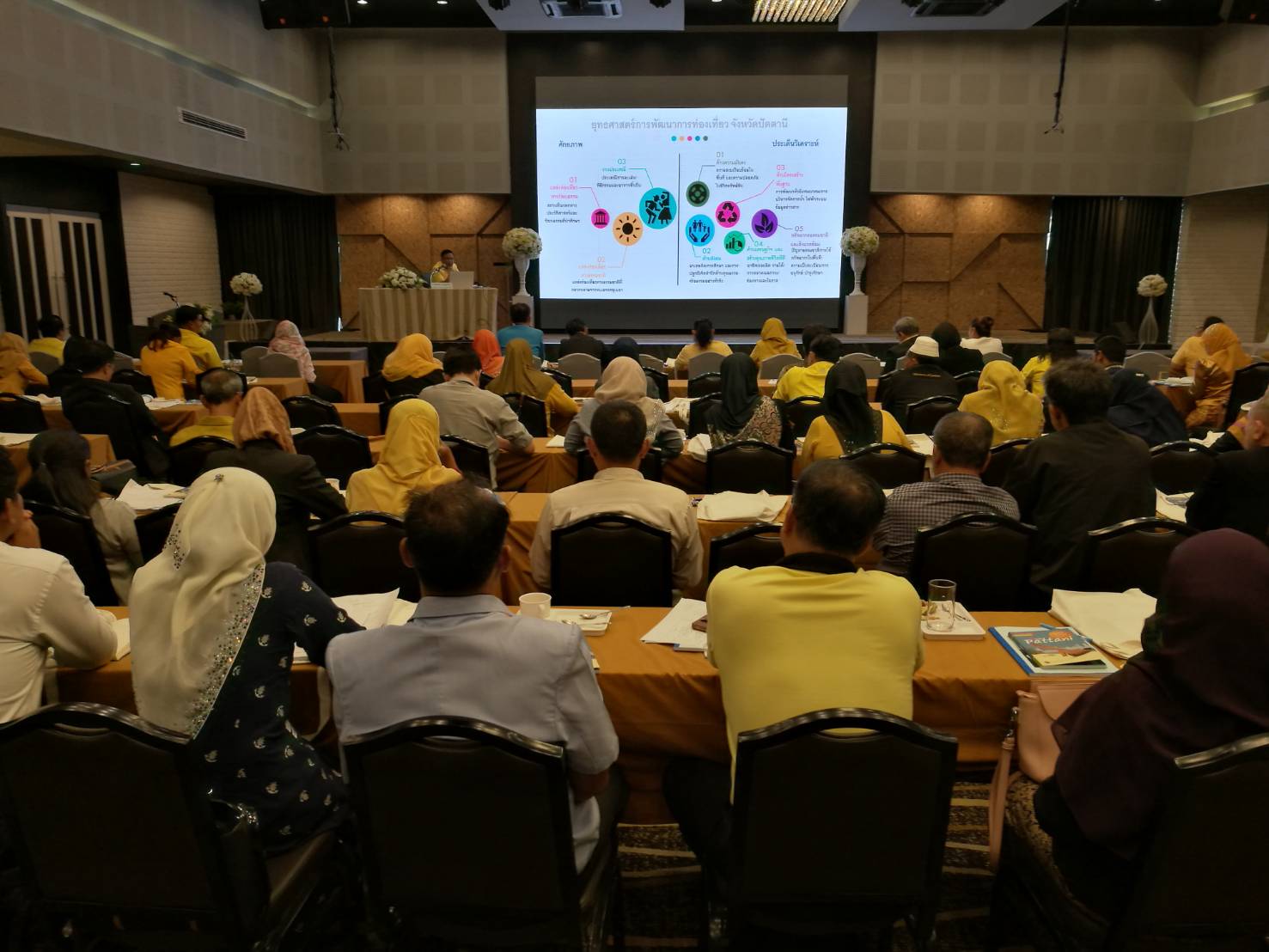 พช.ปัตตานี จัดโครงการฝึกอบรม ชุมชนท่องเที่ยว OTOP นวัตวิถี พัฒนาบุคลากรด้านการท่องเที่ยวชุมชน