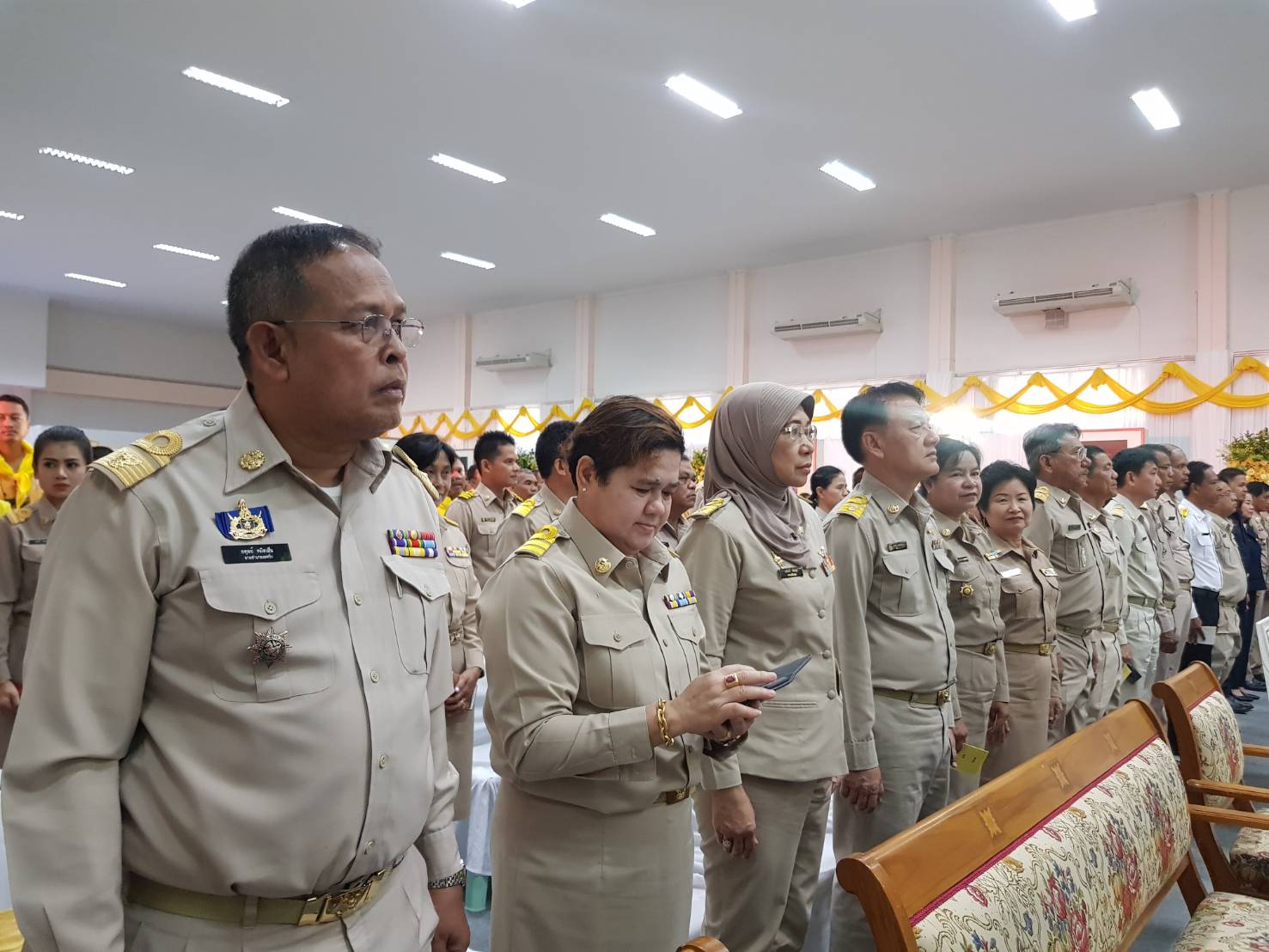 พช.ปัตตานี ร่วมพิธีเปิดนิทรรศการเฉลิมพระเกียรติเนื่องในวันเฉลิมพระชนมพรรษา สมเด็จพระเจ้าอยู่หัว 66 พรรษา 28 กรกฎาคม 2561