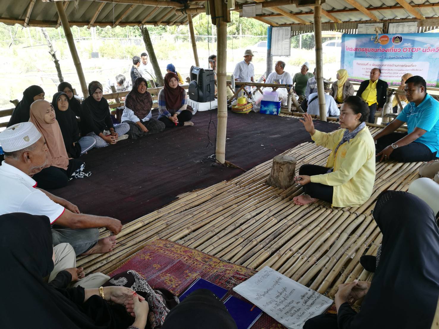 ผู้ตรวจราชการกรมการพัฒนาชุมชน ลงพื้นที่อำเภอยะหริ่ง จังหวัดปัตตานี เพื่อติดตามผลการขับเคลื่อนโครงการชุมชนท่องเที่ยว OTOP นวัตวิถี