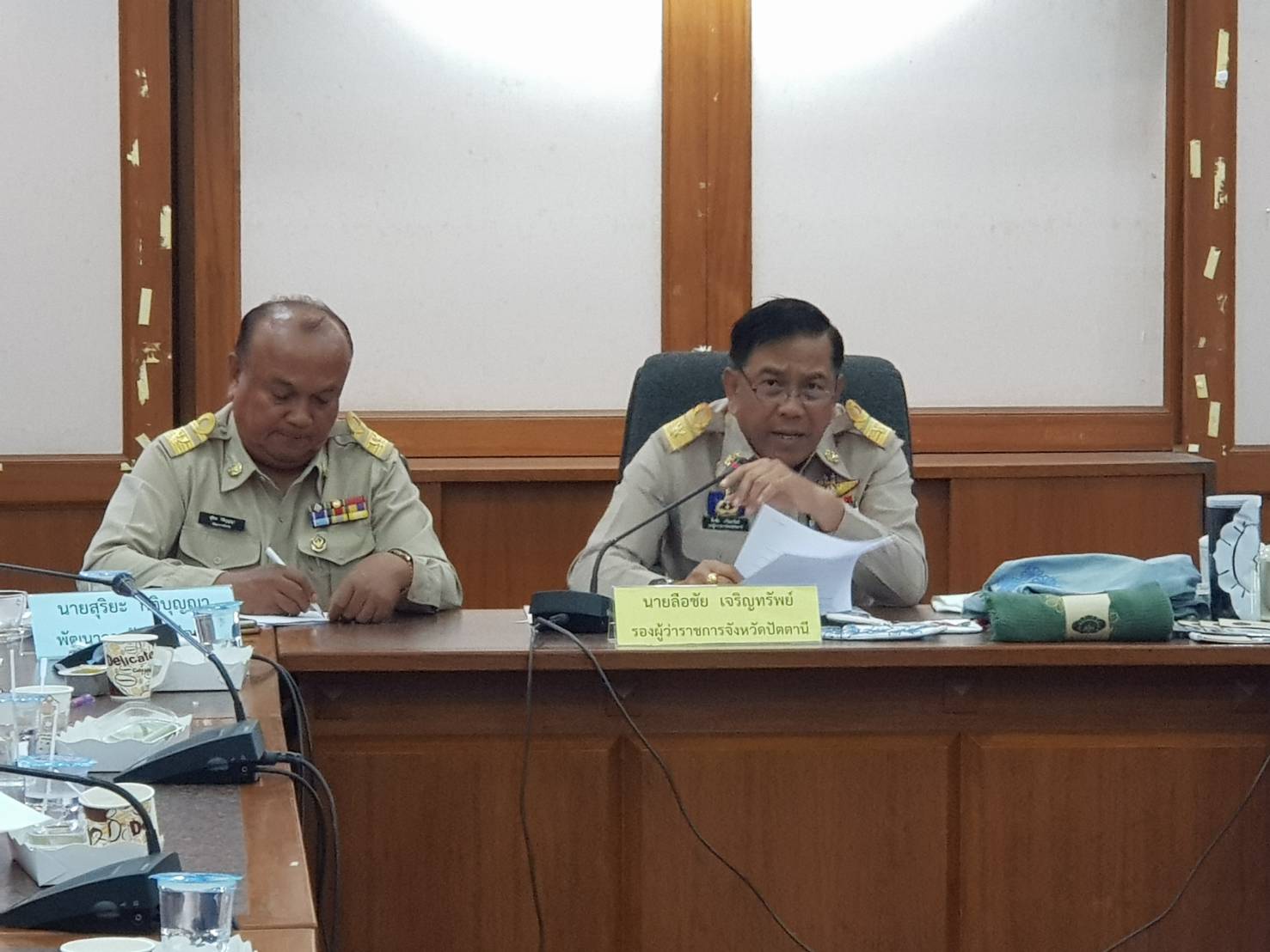 พช.ปัตตานี ประชุมคณะกรรมการประสานและขับเคลื่อนนโยบายสานพลังประชารัฐ จังหวัดปัตตานี ครั้งที่ 7/2561