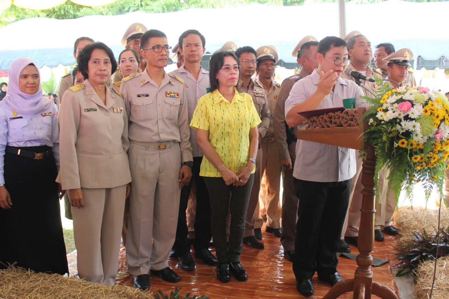 พช.ปัตตานี ร่วมกิจกรรมโครงการจังหวัดเคลื่อนที่อำเภอโคกโพธิ์ จังหวัดปัตตานี
