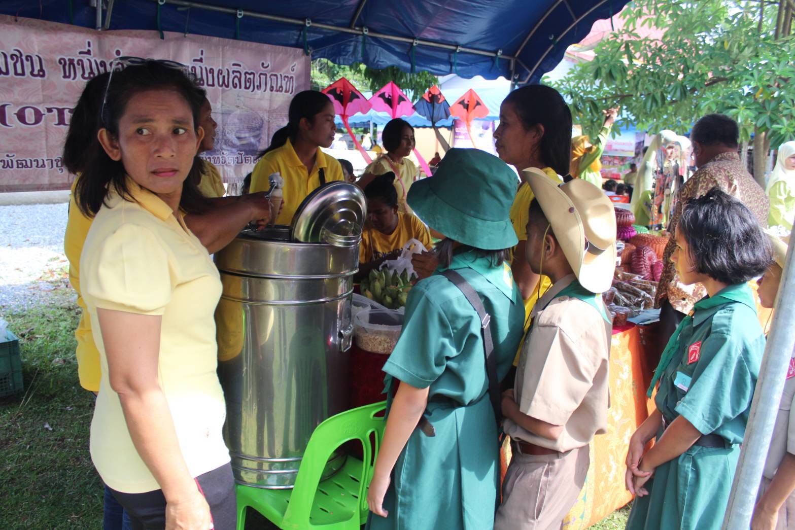พช.ปัตตานี ร่วมกิจกรรมโครงการจังหวัดเคลื่อนที่อำเภอโคกโพธิ์ จังหวัดปัตตานี