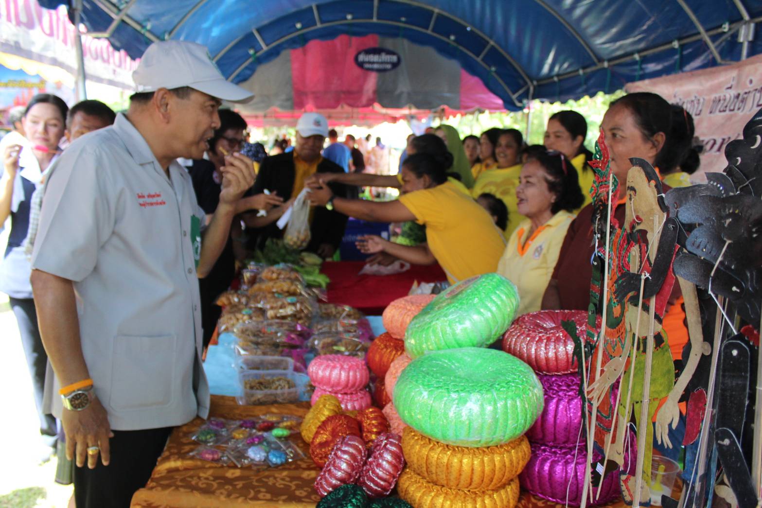 พช.ปัตตานี ร่วมกิจกรรมโครงการจังหวัดเคลื่อนที่อำเภอโคกโพธิ์ จังหวัดปัตตานี