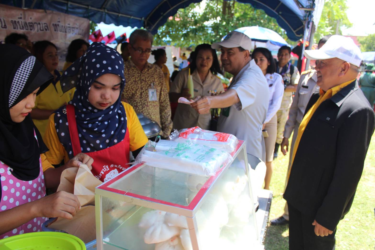 พช.ปัตตานี ร่วมกิจกรรมโครงการจังหวัดเคลื่อนที่อำเภอโคกโพธิ์ จังหวัดปัตตานี