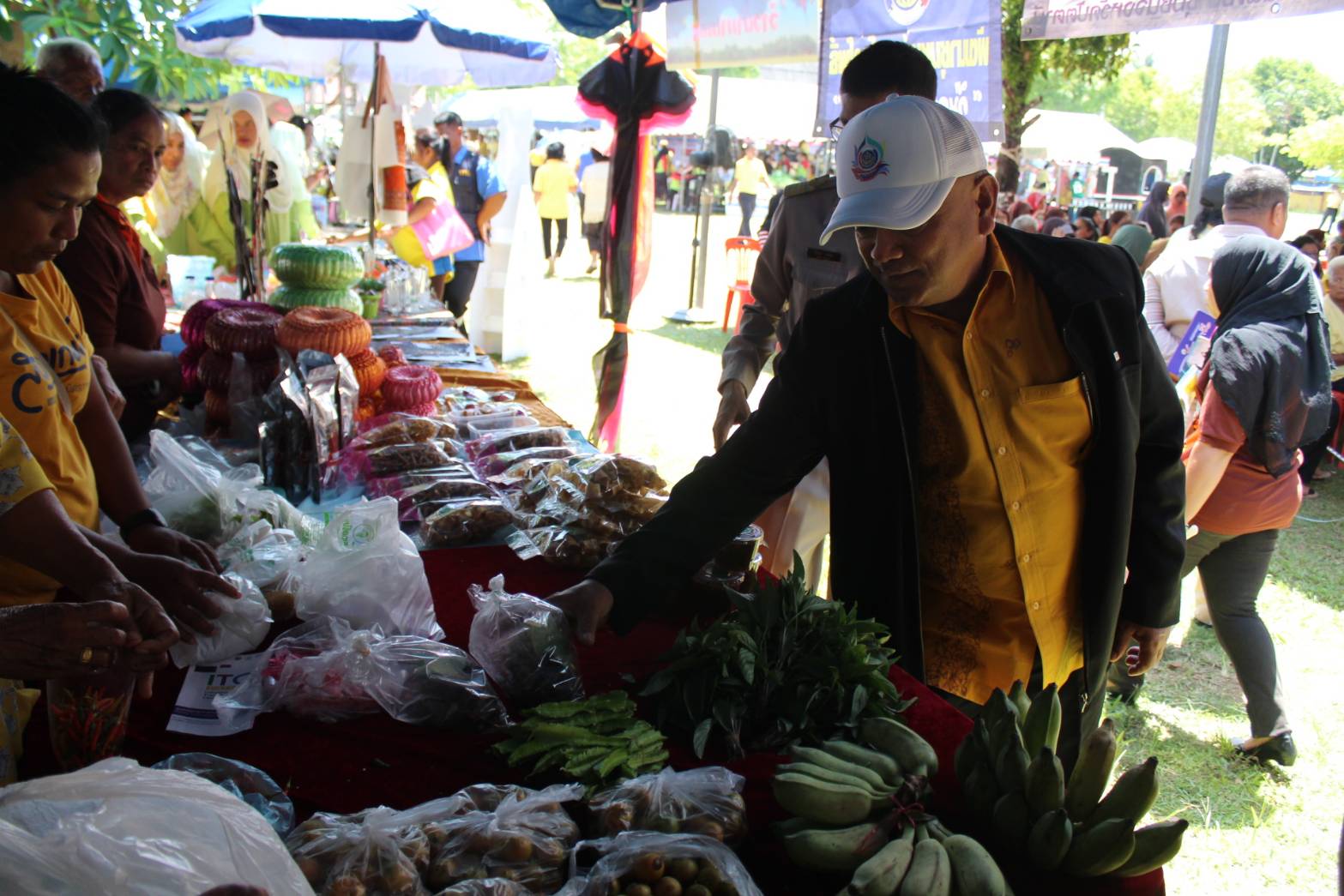 พช.ปัตตานี ร่วมกิจกรรมโครงการจังหวัดเคลื่อนที่อำเภอโคกโพธิ์ จังหวัดปัตตานี