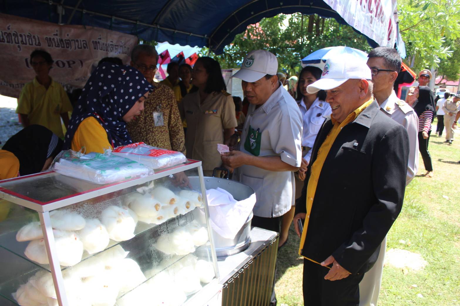 พช.ปัตตานี ร่วมกิจกรรมโครงการจังหวัดเคลื่อนที่อำเภอโคกโพธิ์ จังหวัดปัตตานี