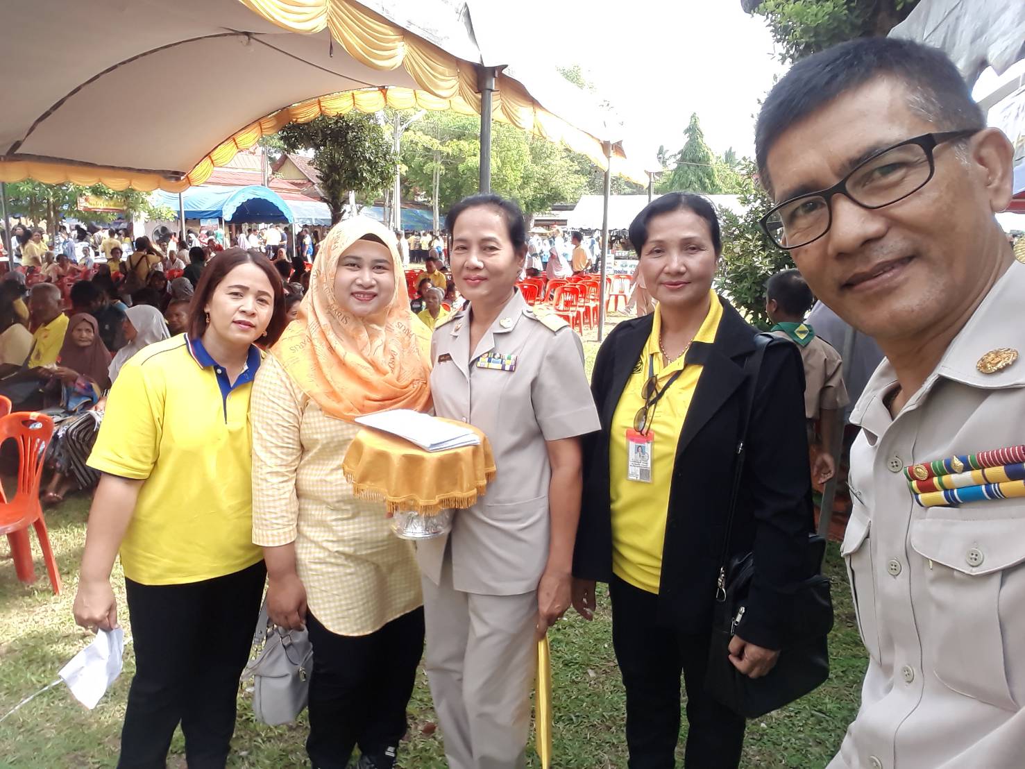 พช.ปัตตานี ร่วมกิจกรรมโครงการจังหวัดเคลื่อนที่อำเภอโคกโพธิ์ จังหวัดปัตตานี