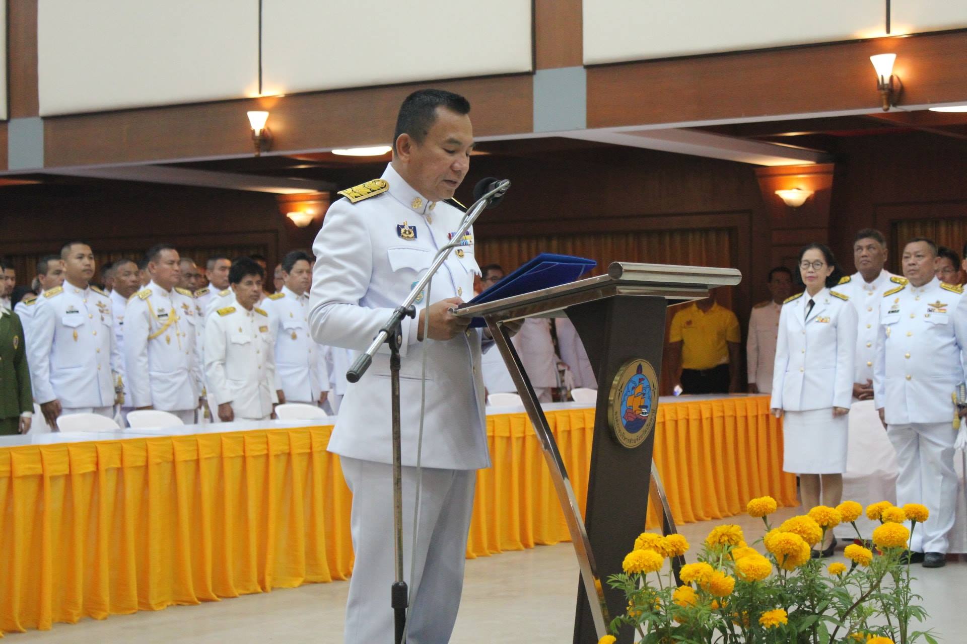 พช.ปัตตานี ร่วมพิธีถวายสัตย์ปฏิญาณการเป็นข้าราชการที่ดี และพิธีลงนามถวายพระพรชัยมงคลสมเด็จพระเจ้าอยู่หัว เนื่องในวันเฉลิมพระชนมพรรษา 66 พรรษา 28 กรกฎาคม 2561