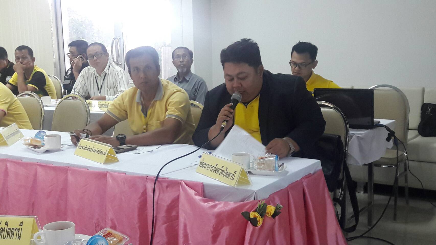 พช.ปัตตานี เข้าร่วมประชุมคณะกรรมการอำนวยการป้องกันและปราบปรามยาเสพติดจังหวัดปัตตานี