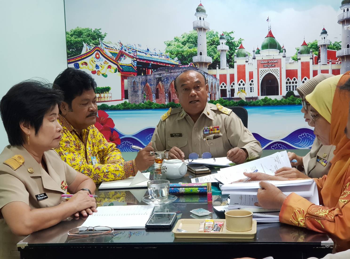 พัฒนาการจังหวัดปัตตานี ประชุมเพื่อสรุปงานและวางแผนการดำเนินงานขับเคลื่อนโครงการชุมชนท่องเที่ยว OTOP นวัตวิถี