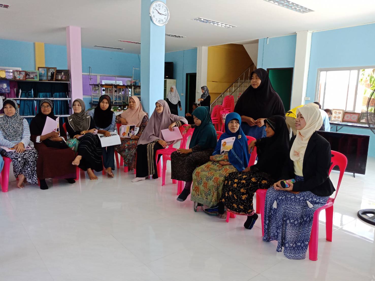 สำนักงานพัฒนาชุมชนจังหวัดปัตตานี ลงพื้นที่อำเภอเมือง และอำเภอสายบุรี ติดตามกลุ่มฯ และสนับสนุนการดำเนินงาน  