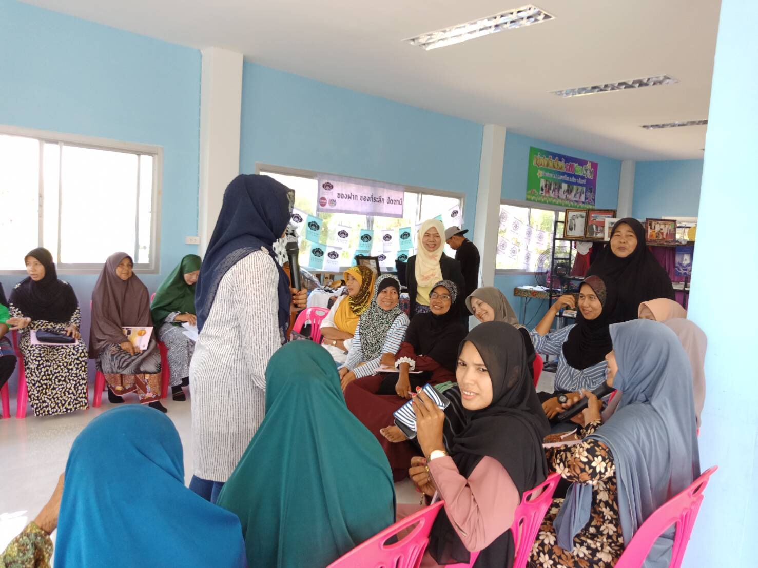 สำนักงานพัฒนาชุมชนจังหวัดปัตตานี ลงพื้นที่อำเภอเมือง และอำเภอสายบุรี ติดตามกลุ่มฯ และสนับสนุนการดำเนินงาน  