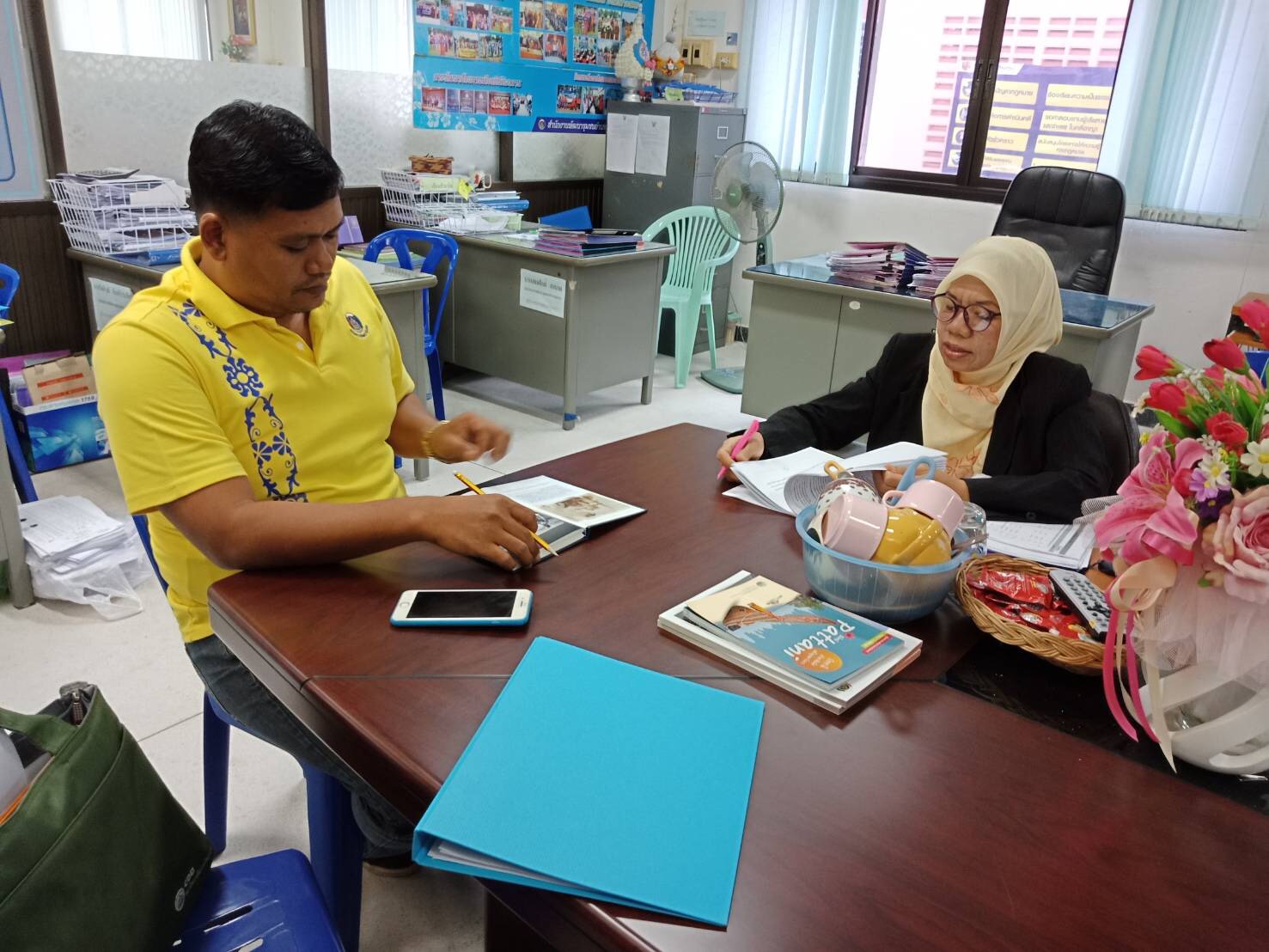 สำนักงานพัฒนาชุมชนจังหวัดปัตตานี ลงพื้นที่อำเภอเมือง และอำเภอสายบุรี ติดตามกลุ่มฯ และสนับสนุนการดำเนินงาน  
