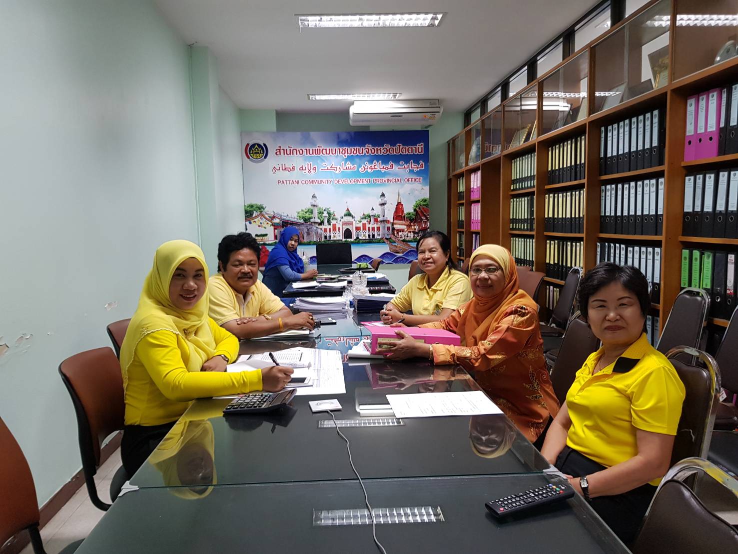 พช.ปัตตานี ร่วมรับฟังการประชุมติดตามเร่งรัดการใช้จ่ายงบประมาณ ประจำปีงบประมาณ พ.ศ. 2561 ของกรมการพัฒนาชุมชน ครั้งที่ 13/2561 ผ่านระบบวีดีโอคอนเฟอร์เร้น