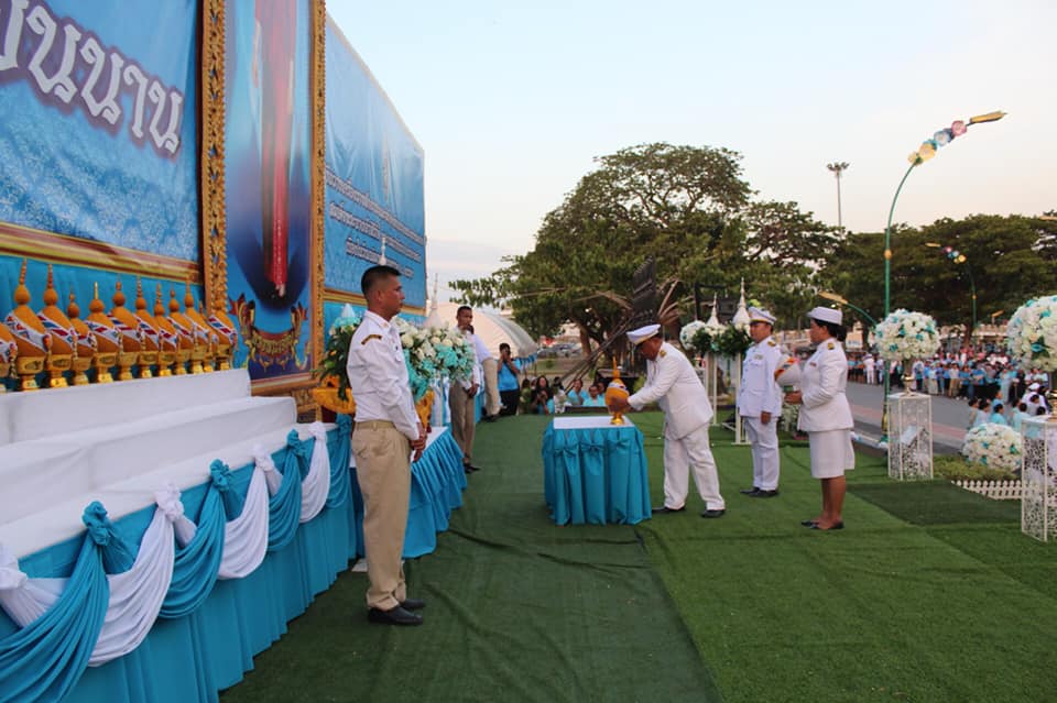 พช.ปัตตานี ร่วมพิธีวางพานพุ่มถวายเครื่องราชสักการะและจุดเทียนถวายพระพรชัยมงคลแด่สมเด็จพระนางเจ้าสิริกิติ์พระบรมราชินีนาถ ในรัชกาลที่ ๙ เนื่องในโอกาสวันเฉลิมพระชนมพรรษา ๘๖ พรรษา ๑๒ สิงหาคม ๒๕๖๑