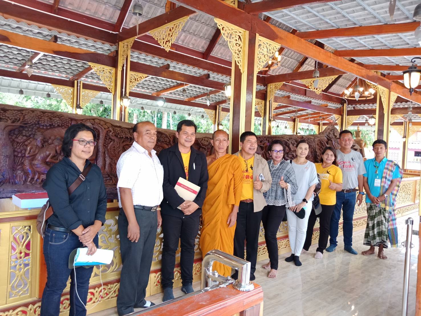 พช.ปัตตานี ร่วมต้อนรับคณะกรรมการประกวดชุมชนท่องเที่ยว OTOP นวัตวิถีต้นแบบ ณ อำเภอมายอ