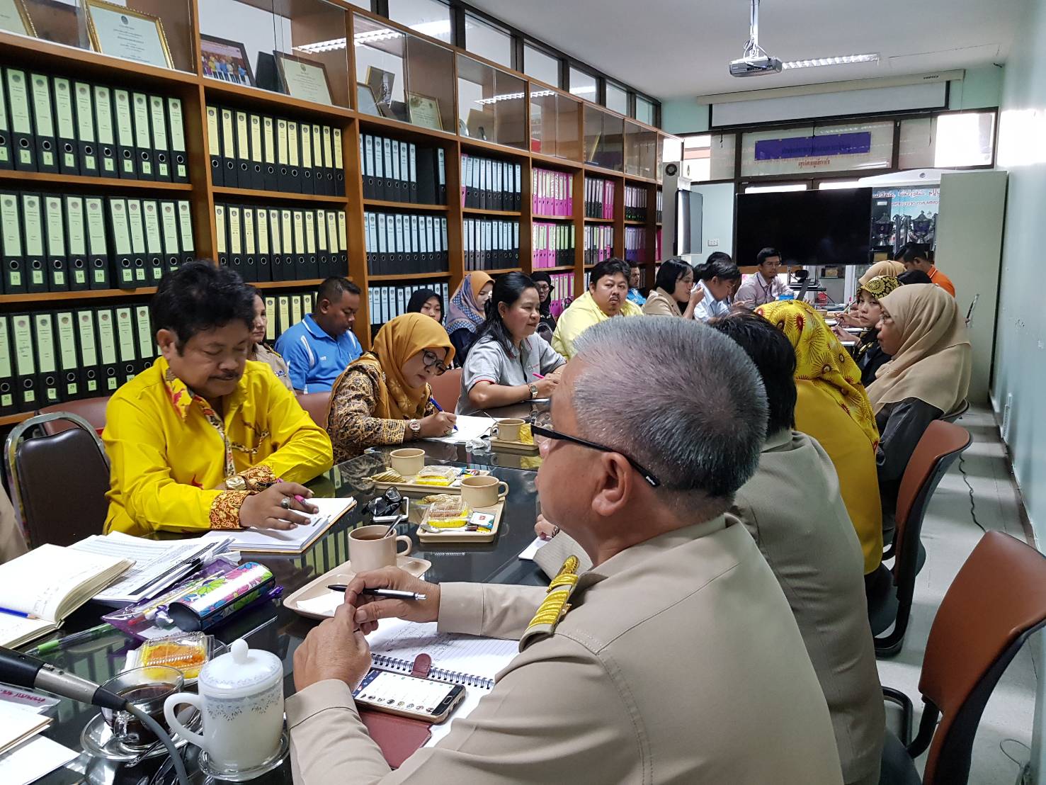 พช.ปัตตานี ประชุมมอร์นิ่งบรีฟ