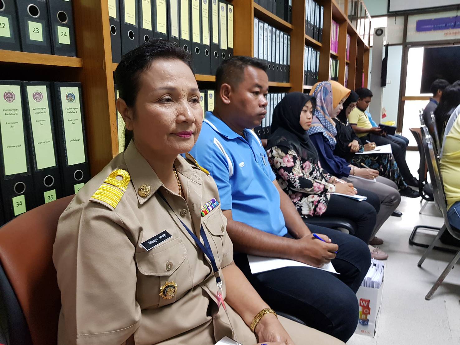 พช.ปัตตานี ประชุมมอร์นิ่งบรีฟ