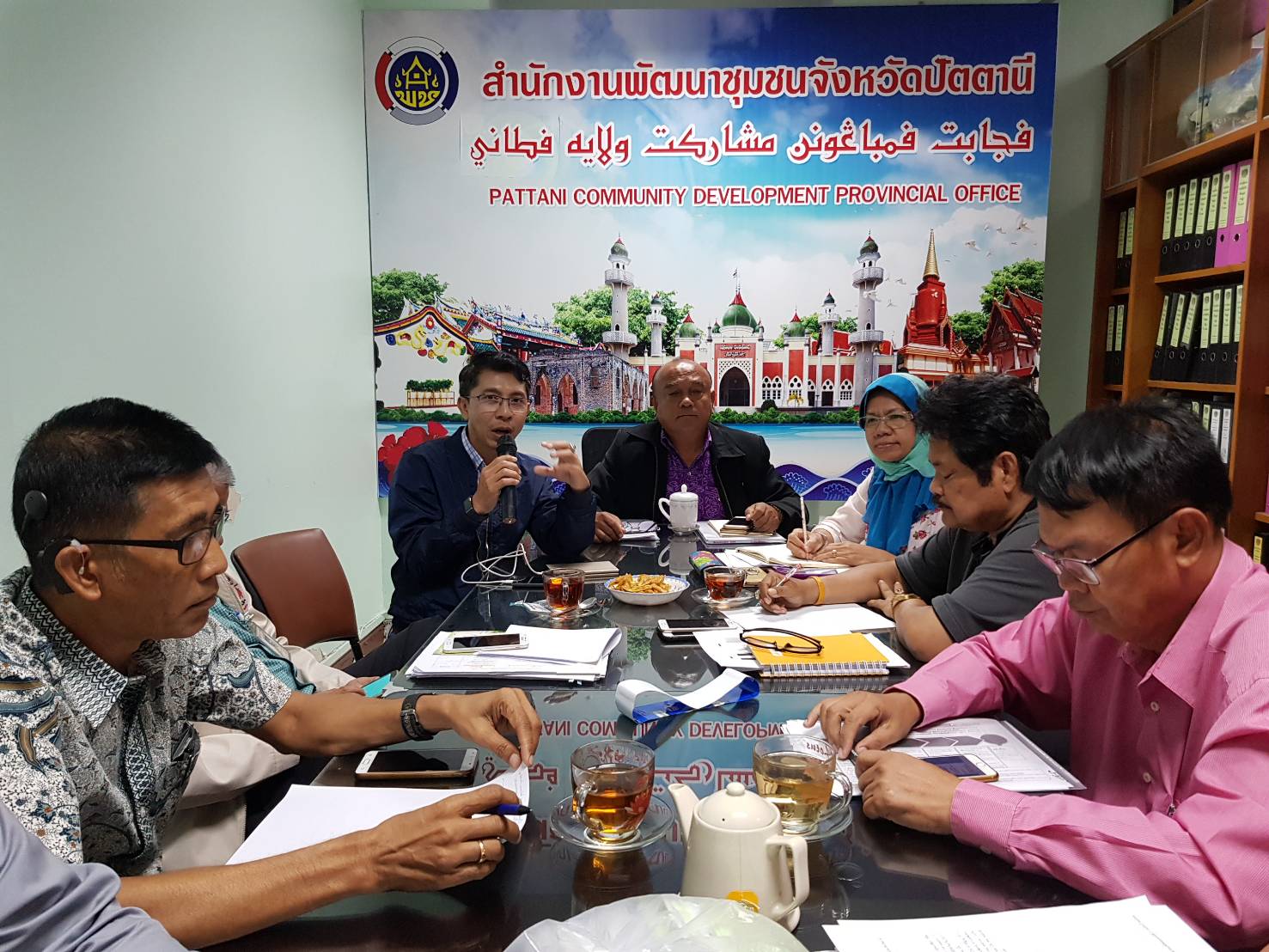 พัฒนาการจังหวัดปัตตานี ประชุมการจัดงานมหกรรมชุมชนท่องเที่ยว OTOP นวัตวิถี จังหวัด ประจำปี 2561