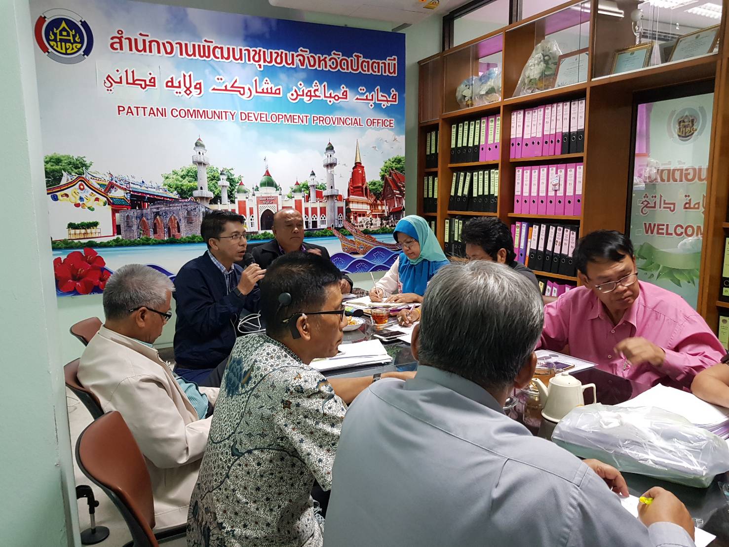 พัฒนาการจังหวัดปัตตานี ประชุมการจัดงานมหกรรมชุมชนท่องเที่ยว OTOP นวัตวิถี จังหวัด ประจำปี 2561
