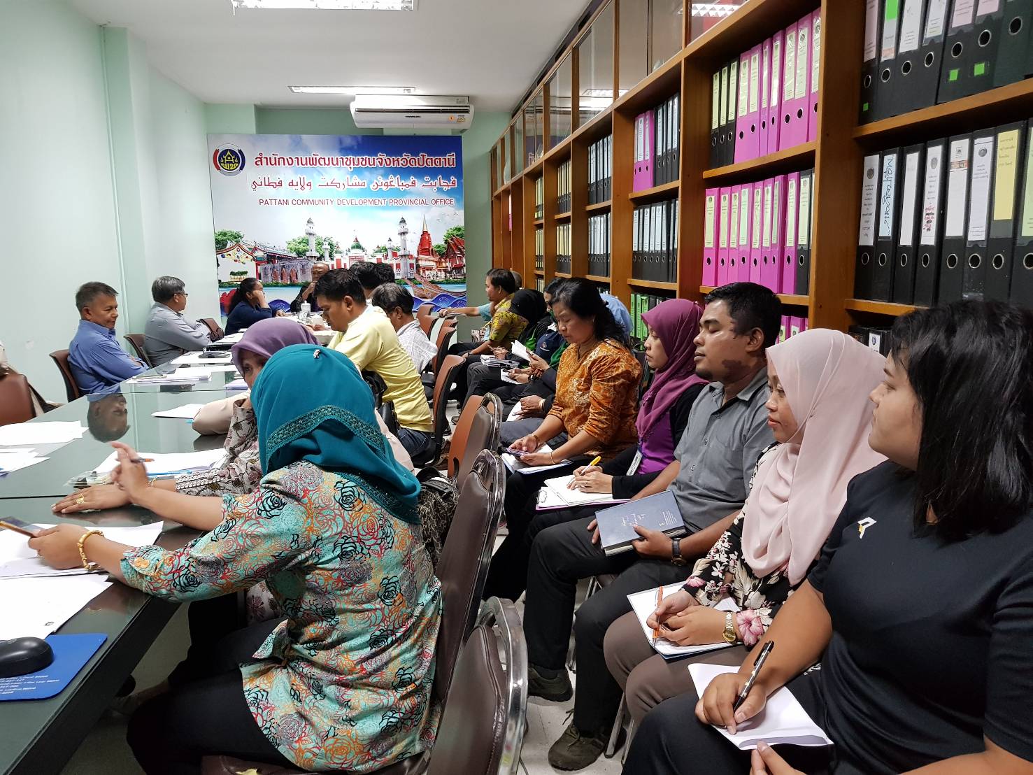 พัฒนาการจังหวัดปัตตานี ประชุมการจัดงานมหกรรมชุมชนท่องเที่ยว OTOP นวัตวิถี จังหวัด ประจำปี 2561