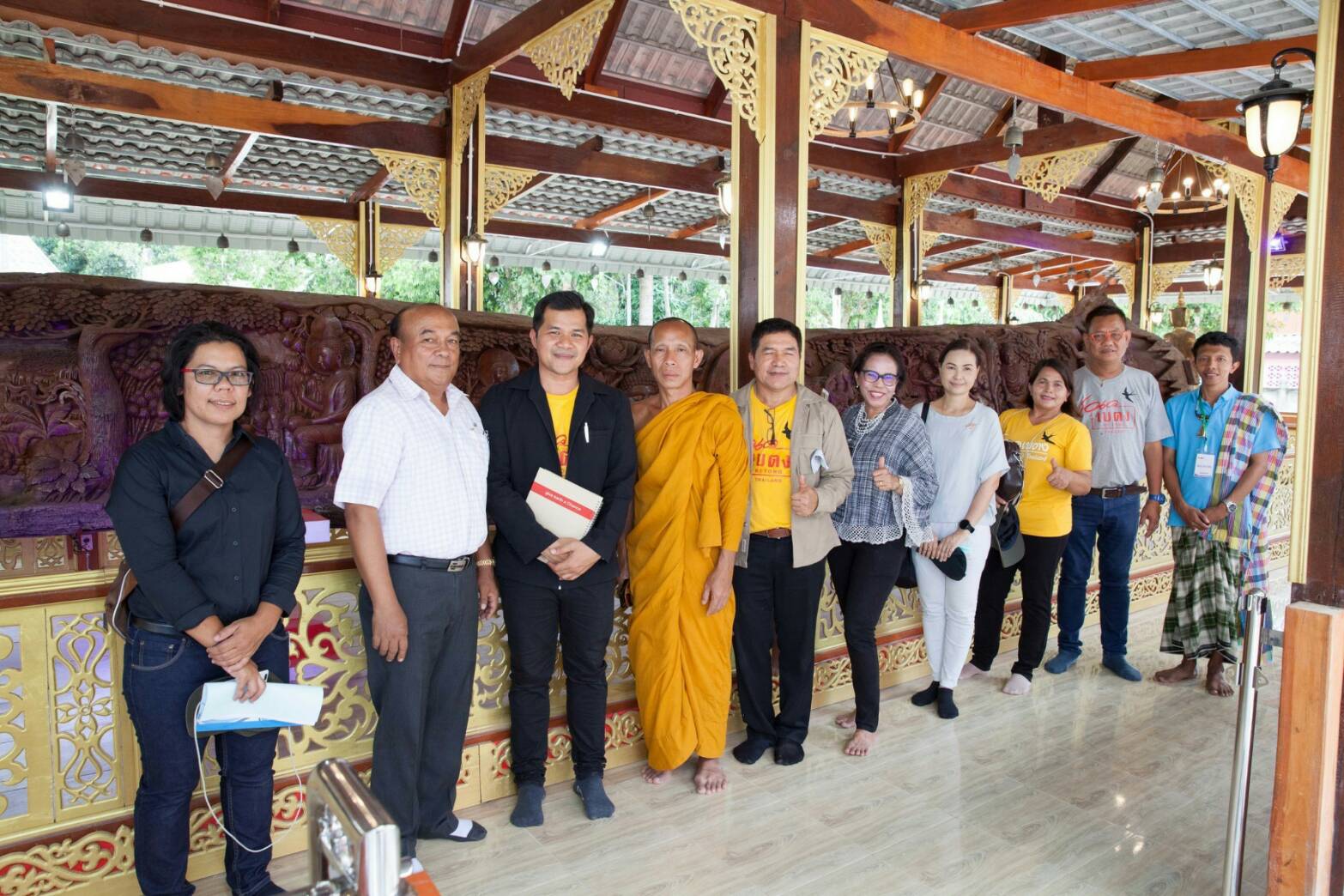 พช.ปัตตานี ร่วมต้อนรับคณะกรรมการประกวดชุมชนท่องเที่ยว OTOP นวัตวิถีต้นแบบ ณ อำเภอมายอ