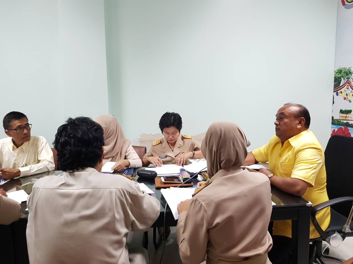 พช.ปัตตานี ประชุมผู้บริหารงานพัฒนาชุมชนและนักวิชาการพัฒนาชุมชนจังหวัดปัตตานี  ครั้งที่ 10/2561