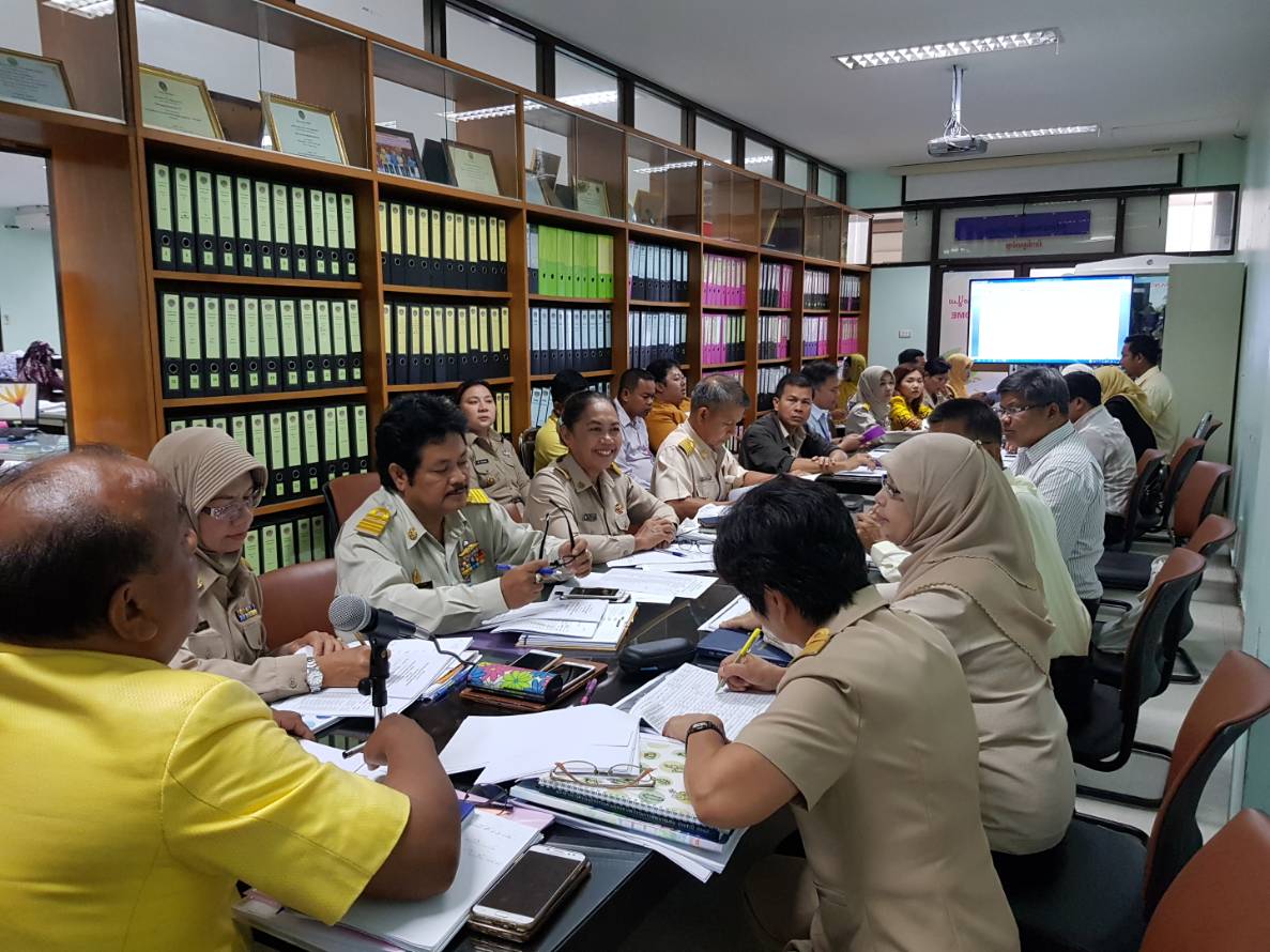พช.ปัตตานี ประชุมผู้บริหารงานพัฒนาชุมชนและนักวิชาการพัฒนาชุมชนจังหวัดปัตตานี  ครั้งที่ 10/2561