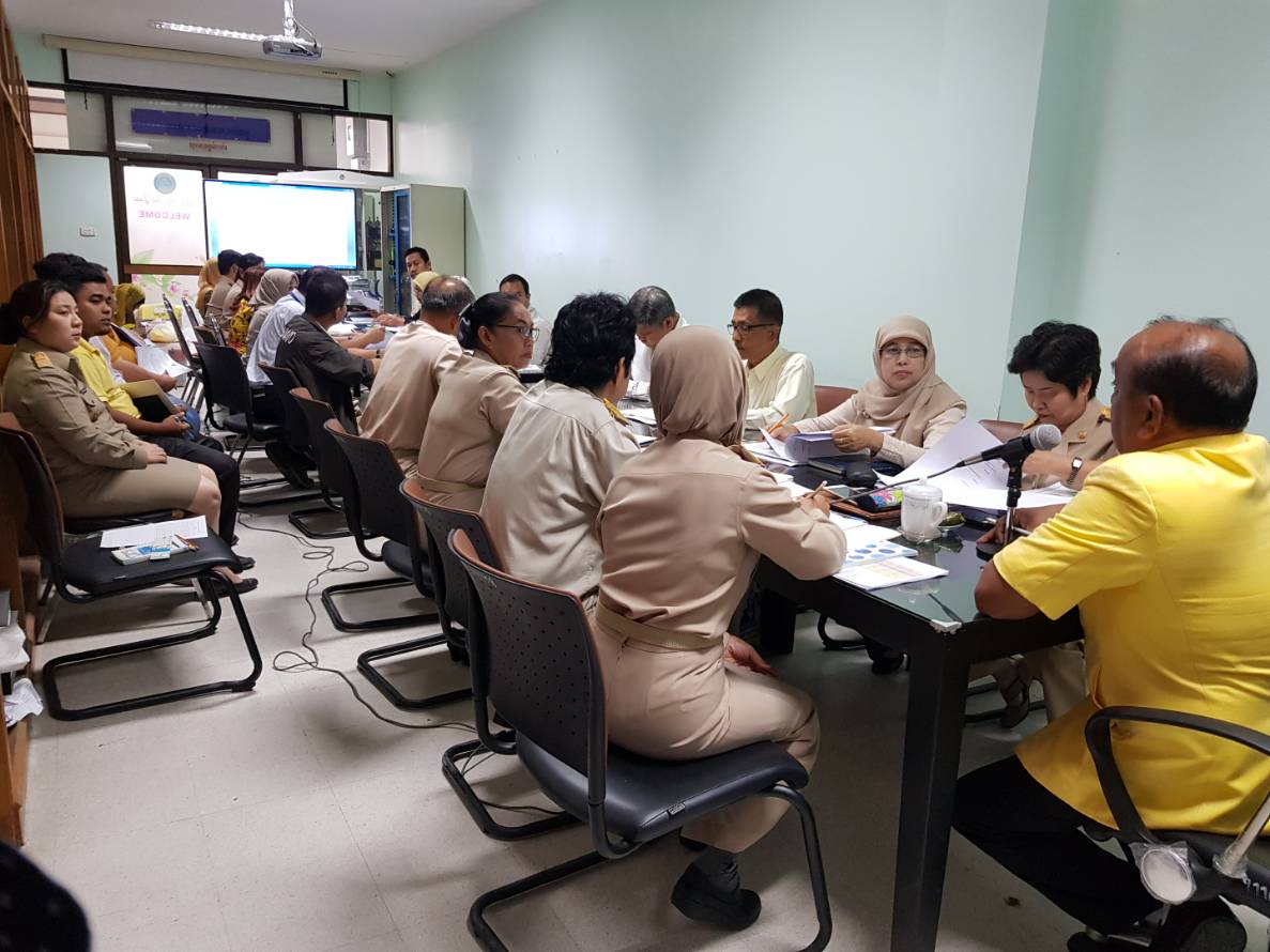 พช.ปัตตานี ประชุมผู้บริหารงานพัฒนาชุมชนและนักวิชาการพัฒนาชุมชนจังหวัดปัตตานี  ครั้งที่ 10/2561