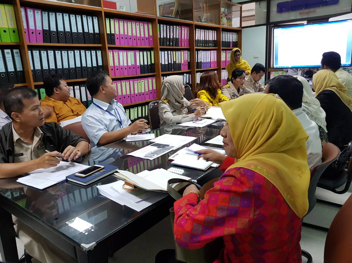 พช.ปัตตานี ประชุมผู้บริหารงานพัฒนาชุมชนและนักวิชาการพัฒนาชุมชนจังหวัดปัตตานี  ครั้งที่ 10/2561