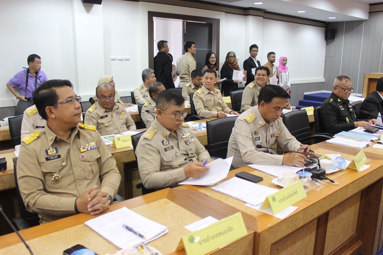 พัฒนาการจังหวัดปัตตานี ร่วมประชุมคณะกรมการจังหวัด หัวหน้าส่วนราชการฯ ครั้งที่ 10/2561 ประจำเดือนตุลาคม 2561