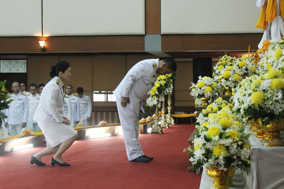 พัฒนาการจังหวัดปัตตานี นำทีมพช.ปัตตานี เข้าร่วมพิธีฯ เนื่องใน “วันพระบิดาแห่งฝนหลวง”