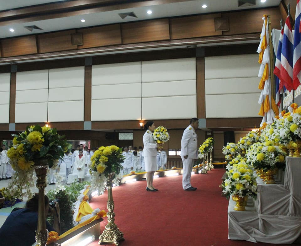 พัฒนาการจังหวัดปัตตานี นำทีมพช.ปัตตานี เข้าร่วมพิธีฯ เนื่องใน “วันพระบิดาแห่งฝนหลวง”