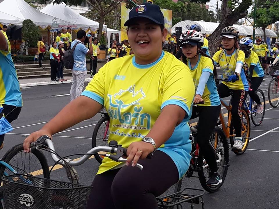 สนง.พัฒนาชุมชนปัตตานี ร่วม ปั่น “Bike อุ่นไอรัก”